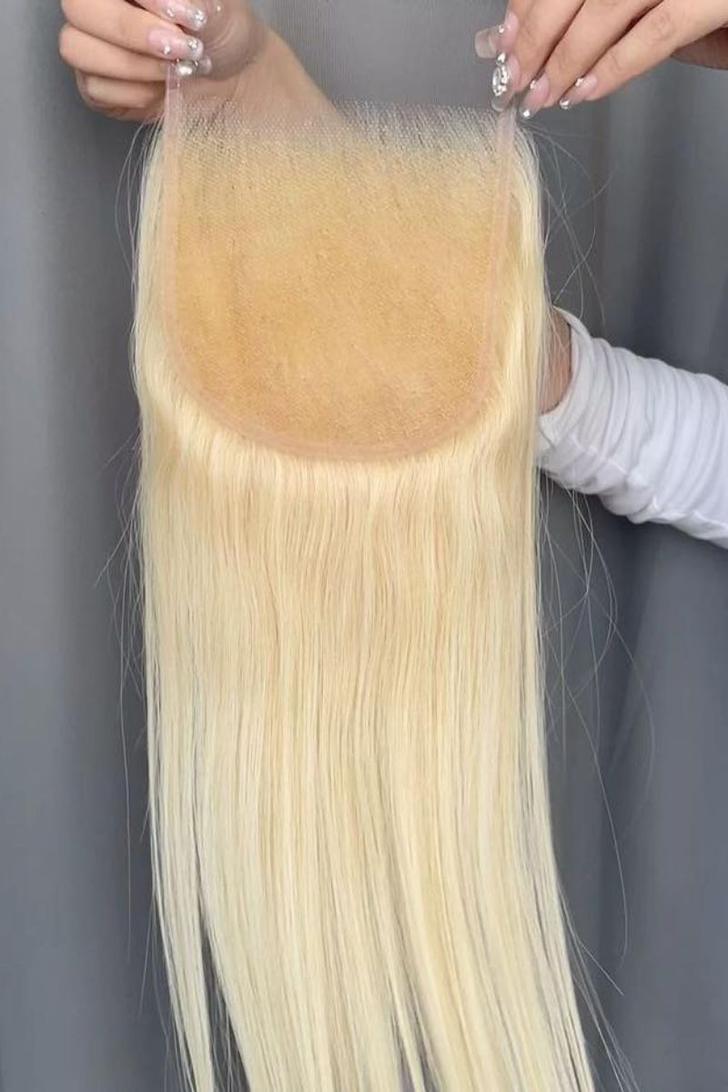lovebeautywig | Blonde 613 HD Swiss Transparent Lace Closure ...