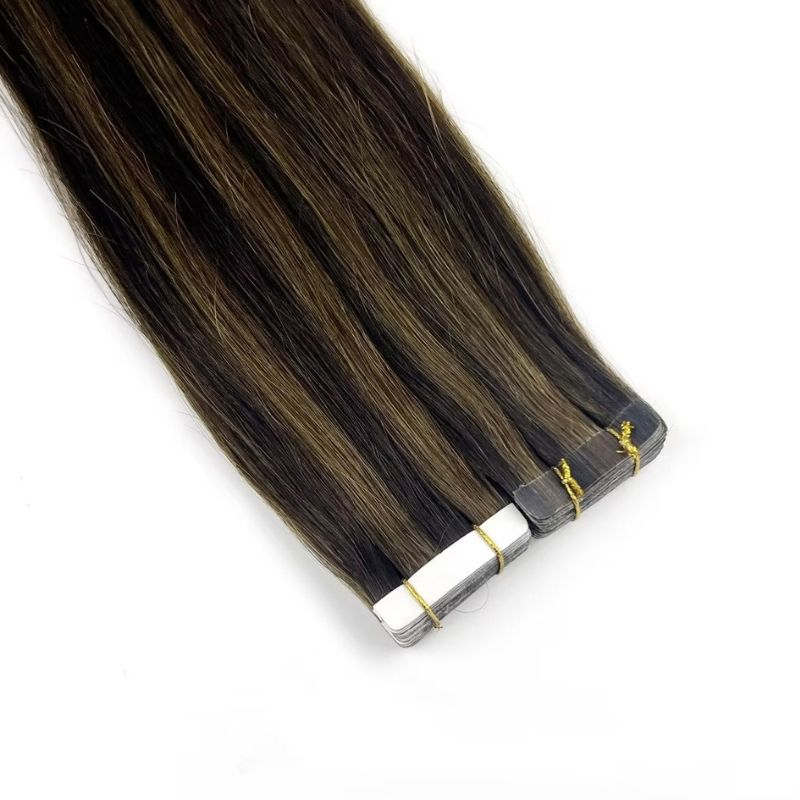 highlight-dark-brown-tape-in-extensions