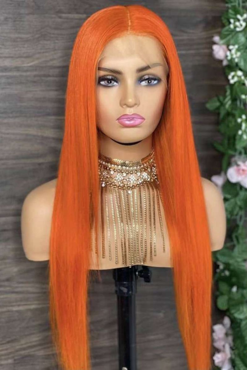 orange-straight-wig