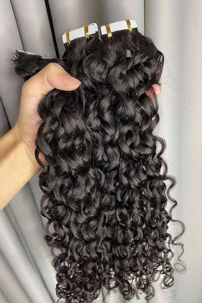 curly-tape-in-human-hair-extensions