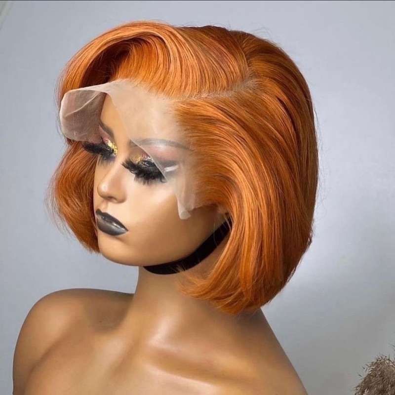    orange-bob-wig