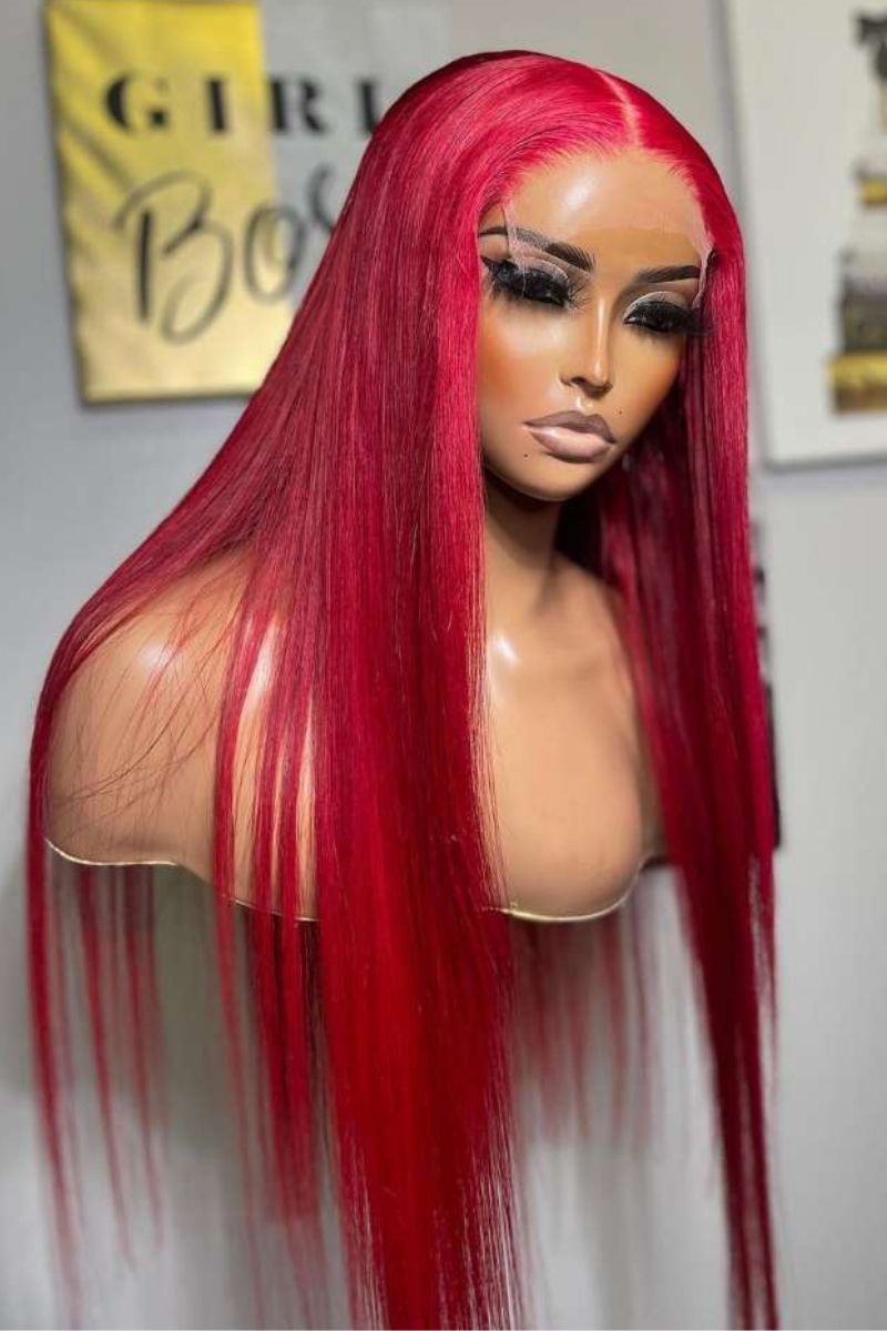 red-closure-wig